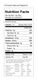 Fortunas Pepperoni Nutritional