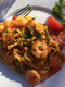 Tagliatelle is great with seafood