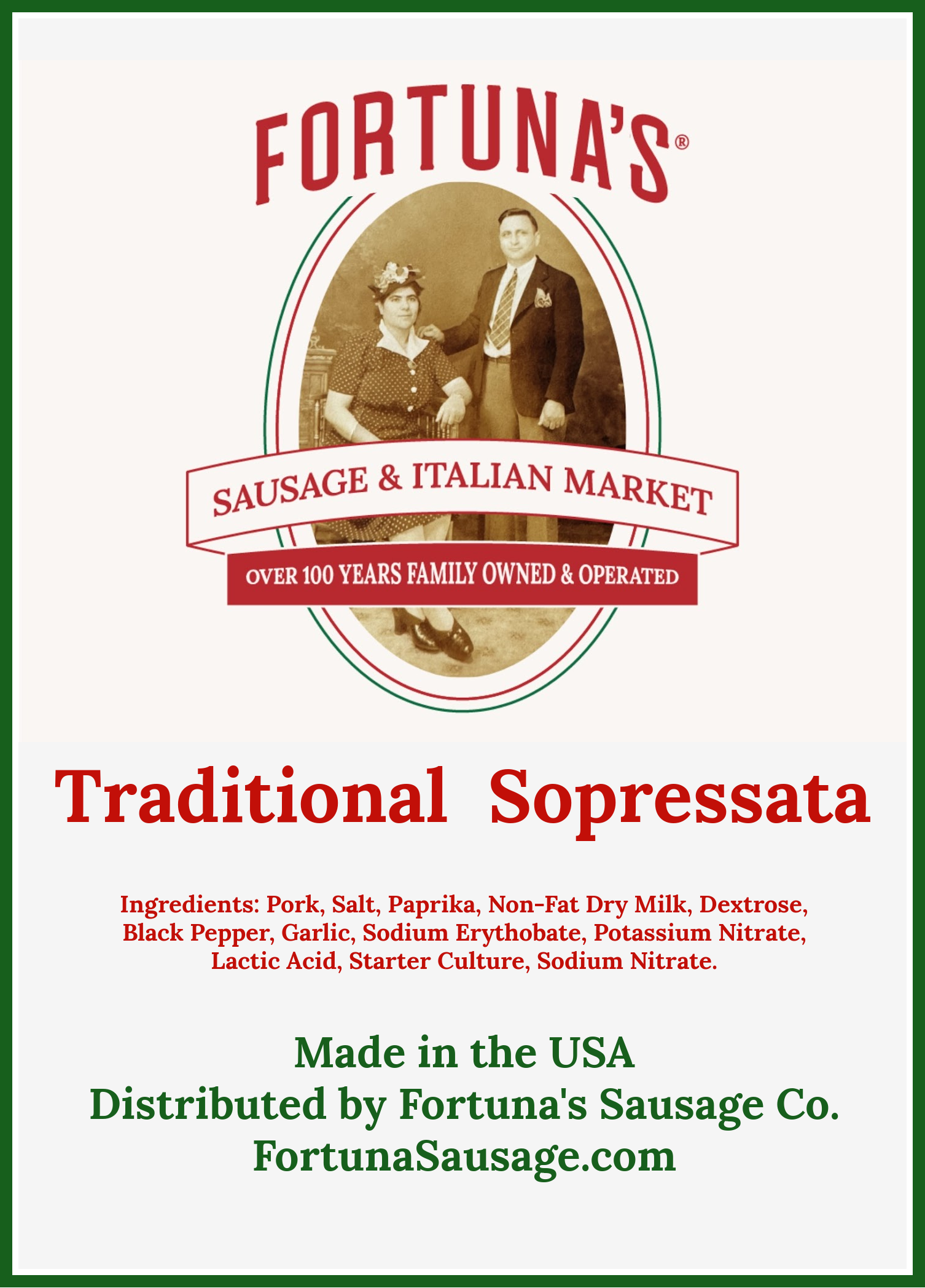 traditional sopressata