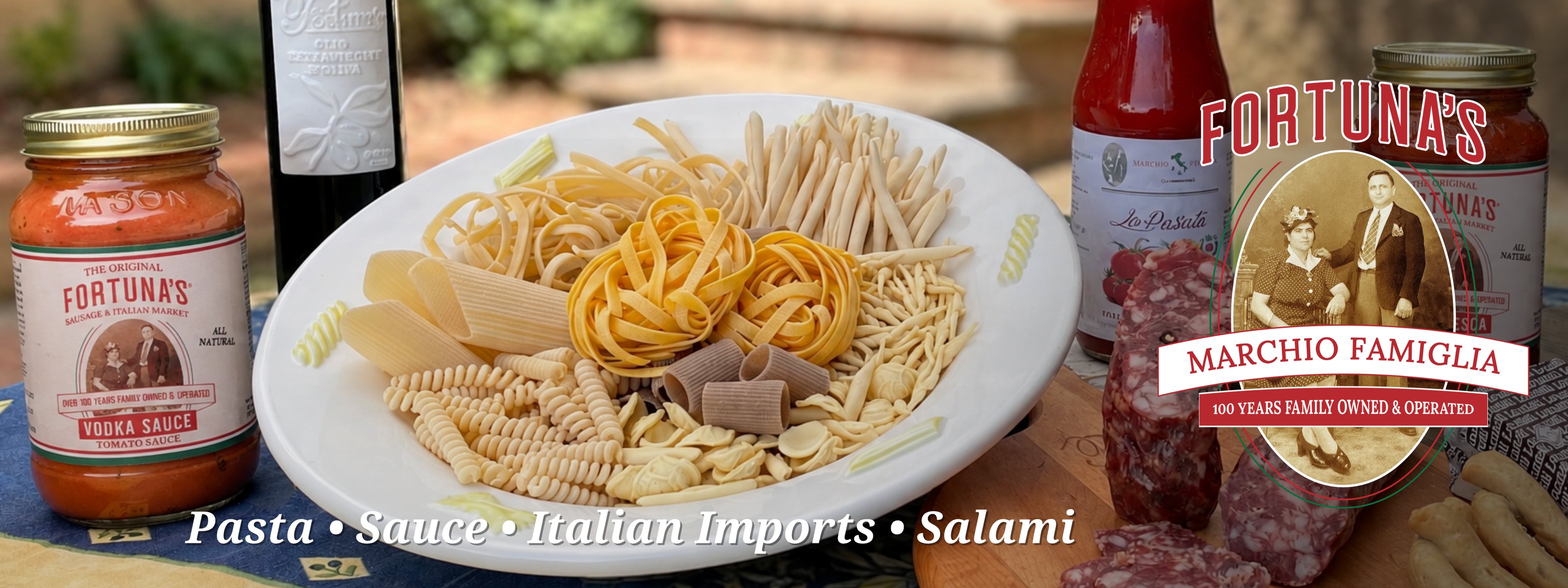 Shop Fortuna's: Pasta, Sauce, Italian Imports, Salami
