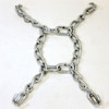DUO Twist Link Cross Chain - Part no. CC295