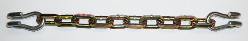 Square Link Alloy Cross Chain - Part no. CC6253SA