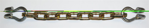 Square Link Alloy Cross Chain - Part no. CC6260SA