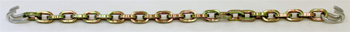 Square Link Alloy Cross Chain - Part no. CC6570SA