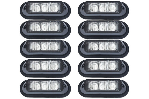Undercover 3 TIR LED Grille and Surface Mount Lights 10 Piece Multi-Pack