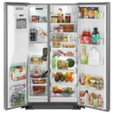 Whirlpool® 36-inch Wide Contemporary Handle Counter Depth Side-by-Side Refrigerator - 21 cu. ft. WRSA71CIHZ
