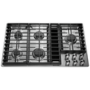 Kitchenaid® 36 5 Burner Gas Downdraft Cooktop KCGD506GSS