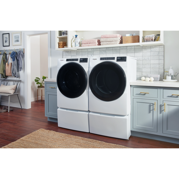 Whirlpool® 7.4 Cu. Ft. Gas Wrinkle Shield Dryer with Steam WGD6605MW