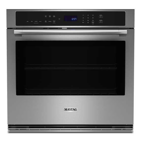 Maytag® 30-inch Single Wall Oven with Air Fry and Basket - 5.0 cu. ft. MOES6030LZ