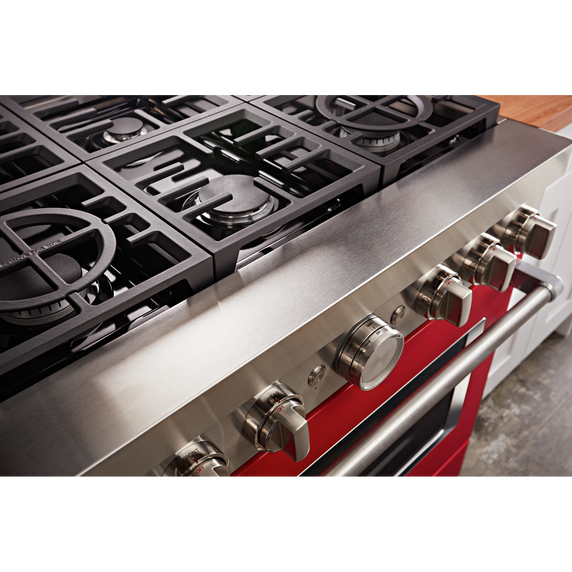 KitchenAid® 36'' Smart Commercial-Style Gas Range with 6 Burners KFGC506JPA