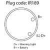 IVECO DAILY ALTERNATOR 12V 150A  wiring plug view
