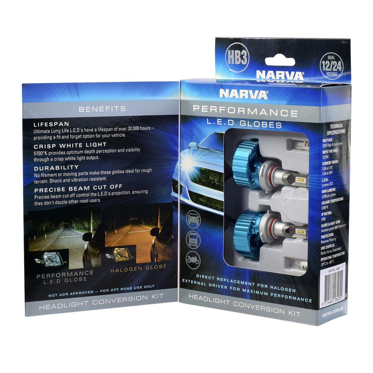 HB3 12/24V LED CONVERSION KIT