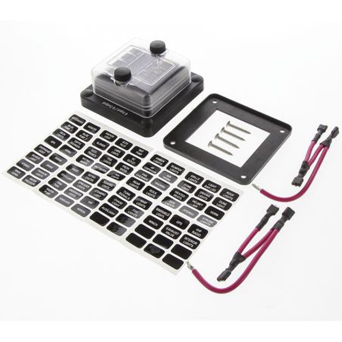 OEX 6 WAY WEATHERPROOF STANDARD BLADE FUSE BOX