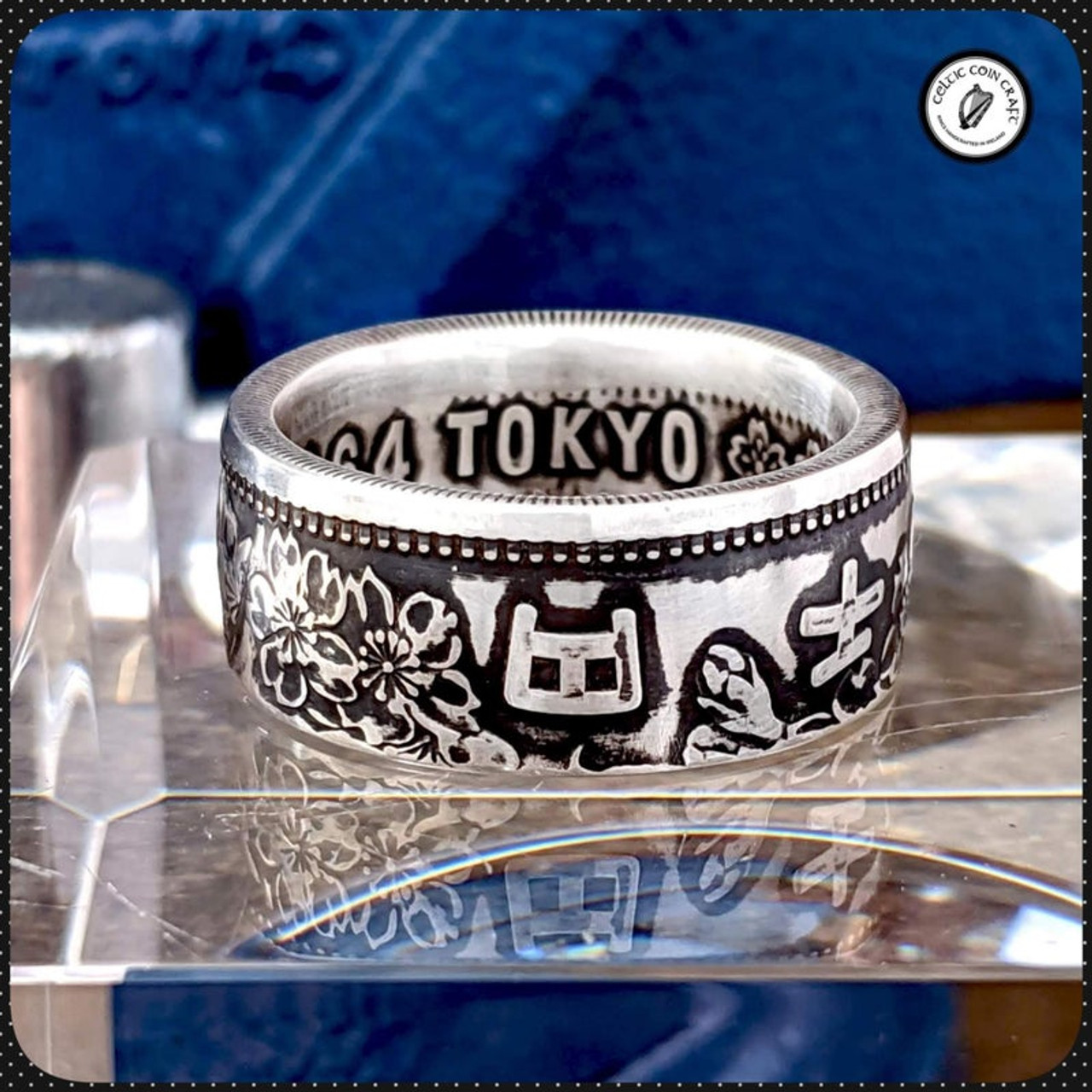 Japan Tokyo Olympics 1964 Coin Ring