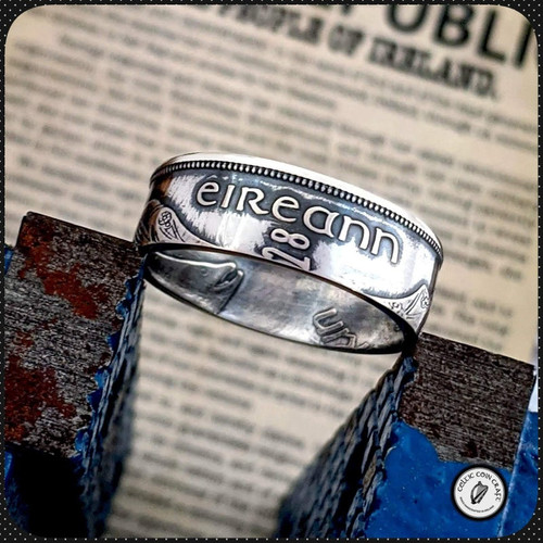 eireann florin coin ring