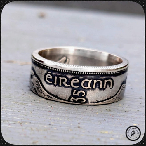 Saorstát Éireann (Irish Free State) Florin Coin Ring Saorstát Éireann (Irish Free State) Florin Coin Ring