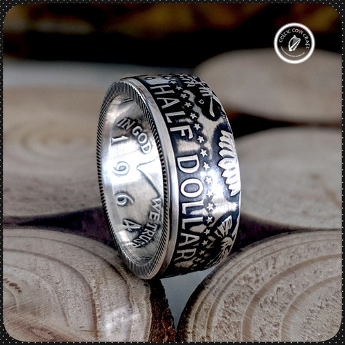 1964 half dollar coin ring 1964 half dollar coin ring