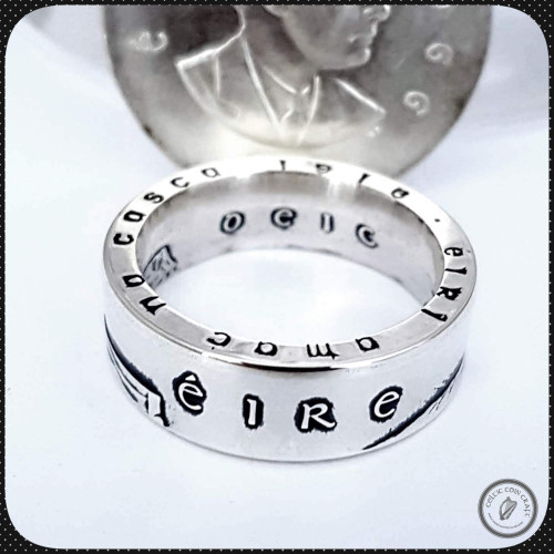 Irish Easter Rising Coin Ring