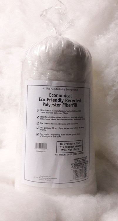 Air Lite Eco-Friendly Recycled Polyester Fiberfill-White 20oz 520/18 -  GettyCrafts