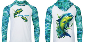 Fishing 2 Tortuga Extreme Performance Hooded T-Shirt Fishing 2 Tortuga Extreme Performance Hooded T-Shirt