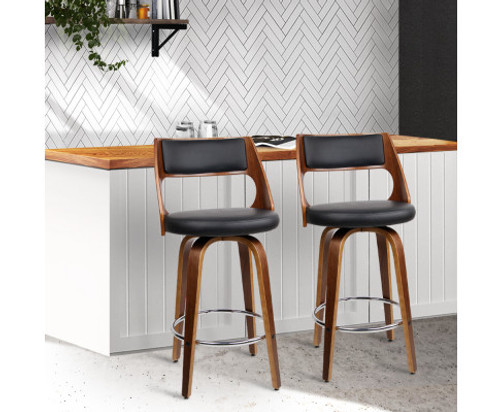 brown and gray bar stools