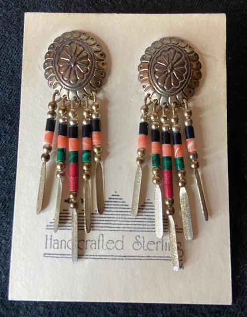 Beaded Fringe Earrings