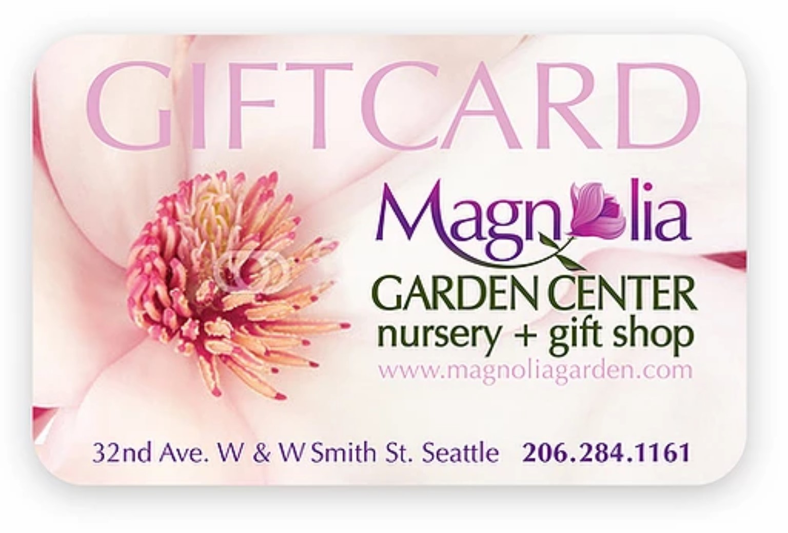 Purchase a gift card for the Magnolia Garden Center & Nursery.  Located in the heart of Magnolia, it makes the perfect gift for the gardener.  