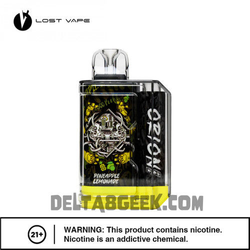 Pineapple Lemonade Lost Vape Orion Bar 7500 Vape