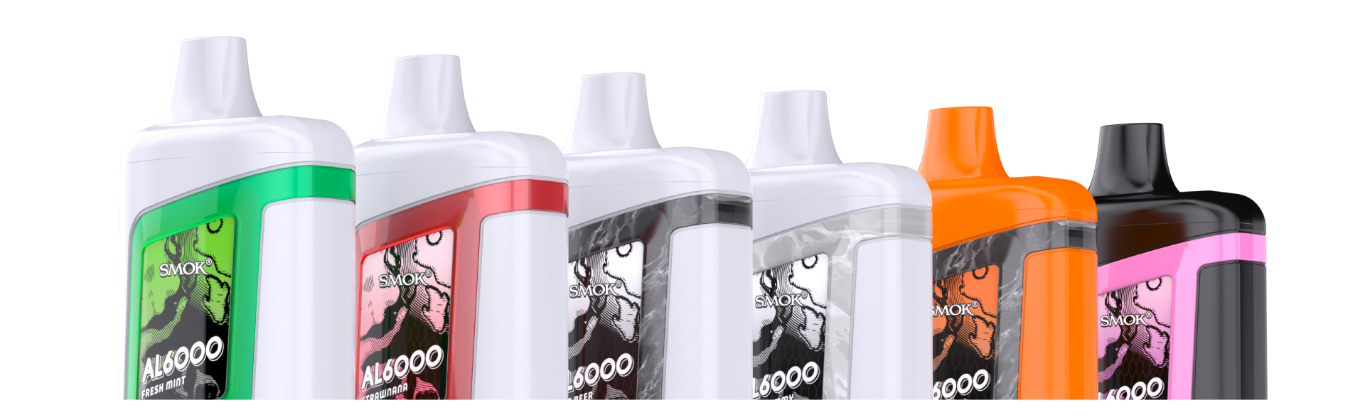 Smok Novo Bar AL6000 Disposable Vape All Flavor Banner View 2