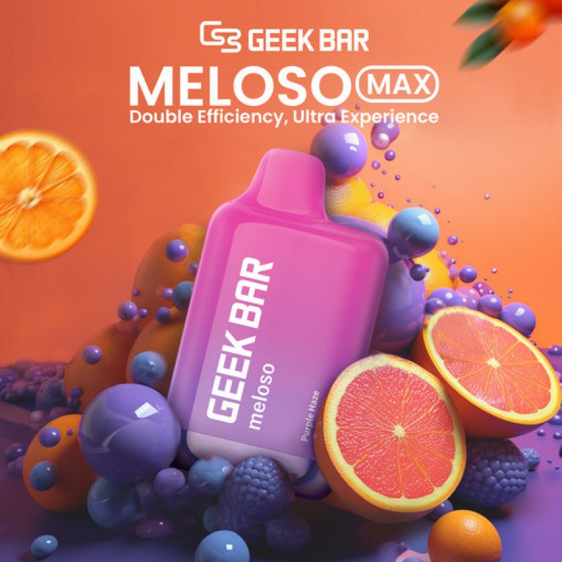 Delta8Geek Geek Bar Meloso Max Disposable Vape