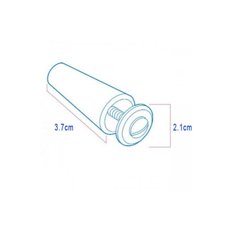 Tope de superficie RAL 3005 burdeos