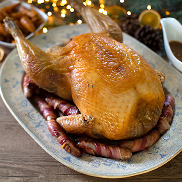 Our award-winning Whole Turkey is available as Free Range or Free Range Organic. Guaranteed to delight everyone this Christmas.