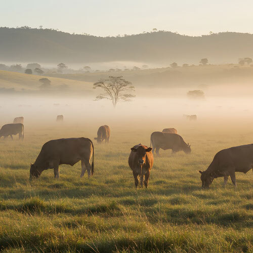 a group of cows