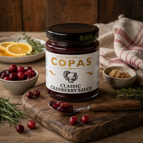 Jar of Cranberry Sauce
