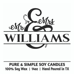 Mr. & Mrs. (personalize with last name) Mr. & Mrs. (personalize with last name)
