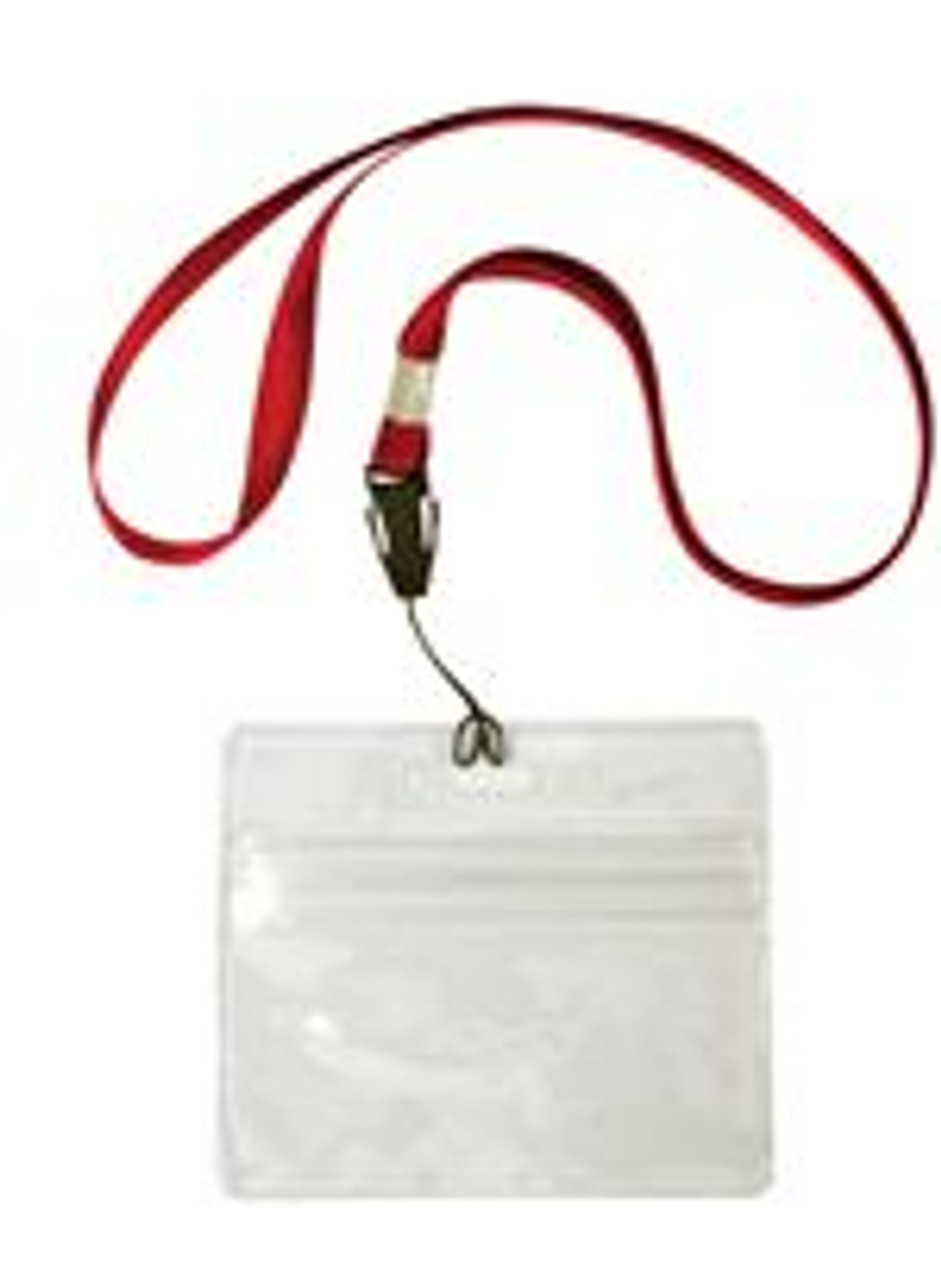 Fishing License ID Holder with 32” Lanyard with Quick Release Clip