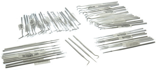 60 Piece Single Ended Stainless Steel Pick