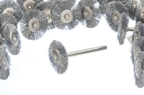 Rotary Stainless Steel Brushes 7/8" 40 pc