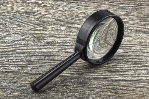 5X Hand Held Magnifier Glass Lens 2"