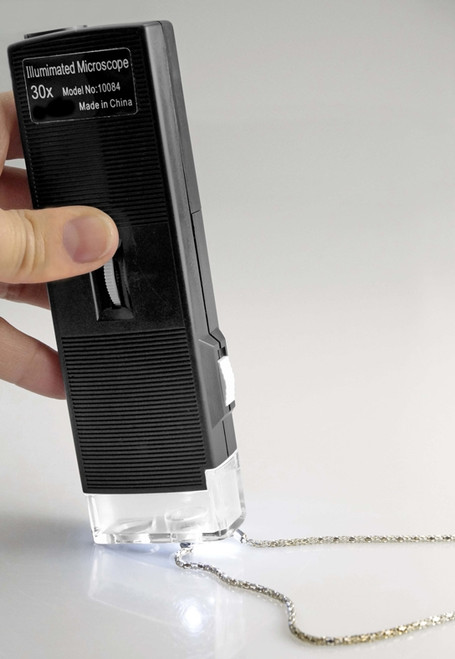 30X Lighted Pocket Microscope