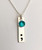 Semicolon Sterling Silver Vertical Rectangle Tag, Hand Stamped Necklace with choice of Swarovski Crystal Birthstone and choice of chain. Project Semicolon ~ Depression, Suicide, Addiction & Self-Injury Recovery & Prevention. Choose from five custom finish options. It is shown with a Polished Finish on a Solid Sterling Silver Rolo Chain. Use the drop down menu to add Genuine Swarovski Birthstones.
 
This piece is inspired by the Project Semicolon Movement. Project Semicolon (The Semicolon Project) is a faith-based non-profit movement dedicated to presenting hope and love to those who are struggling with depression, suicide, addiction and self-injury. "A semicolon represents a sentence the author could have ended, but chose not to. The sentence is your life and the author is you." - Project Semicolon
 
SIZE: 
Solid Sterling Silver 20 gauge Rectangle Tag approx. 1" x 1/4"
1 Genuine Swarovski Crystal Birthstone choice