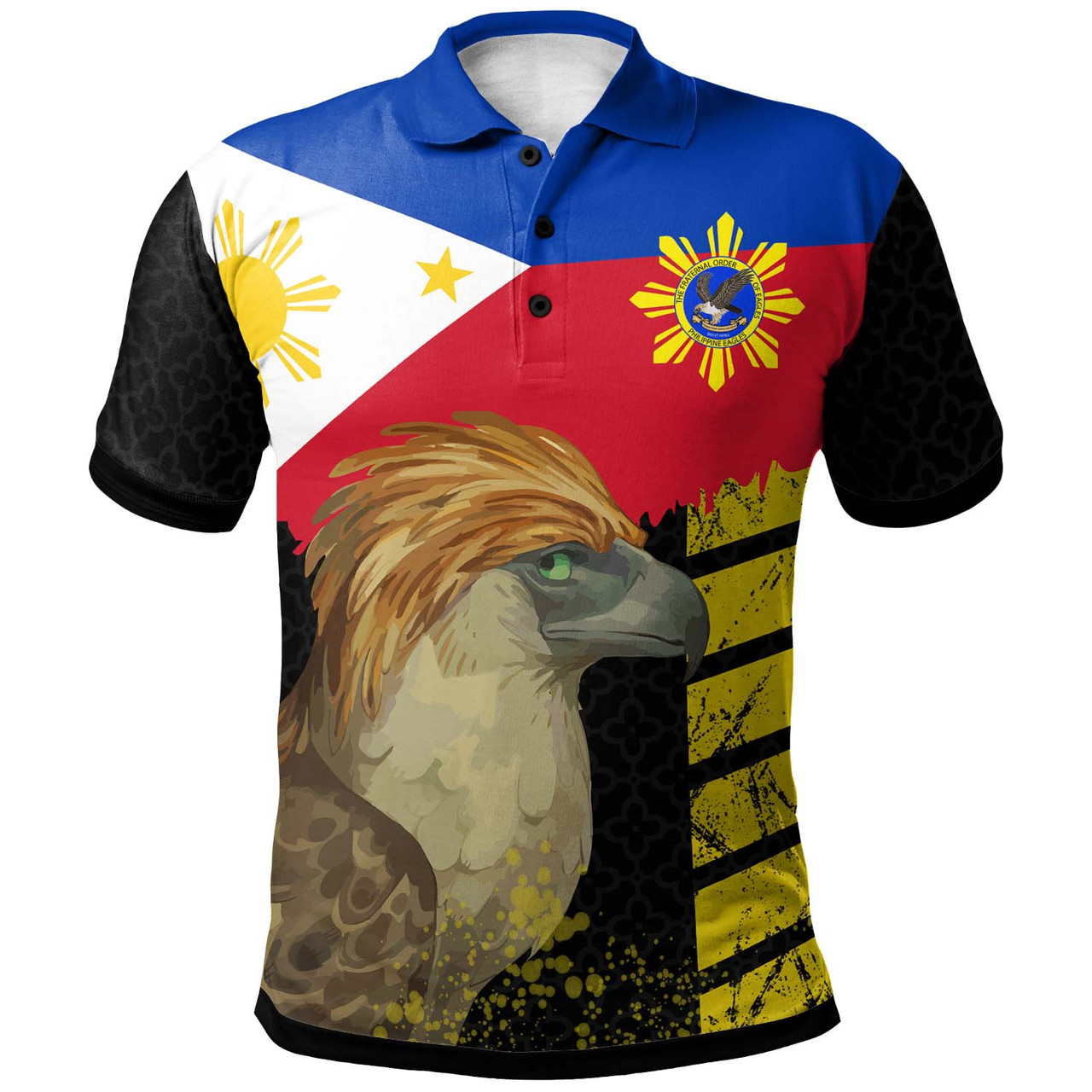 Personalized Eagle American Polo Shirt For Men Independence Outfit