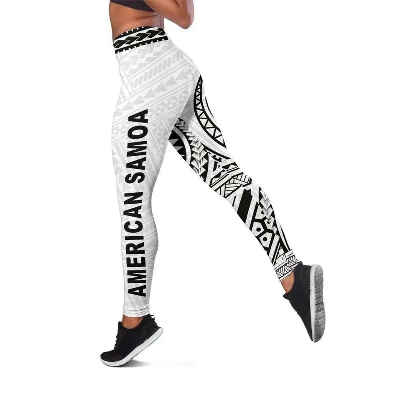 Neo American Samoa Legging (White) 2