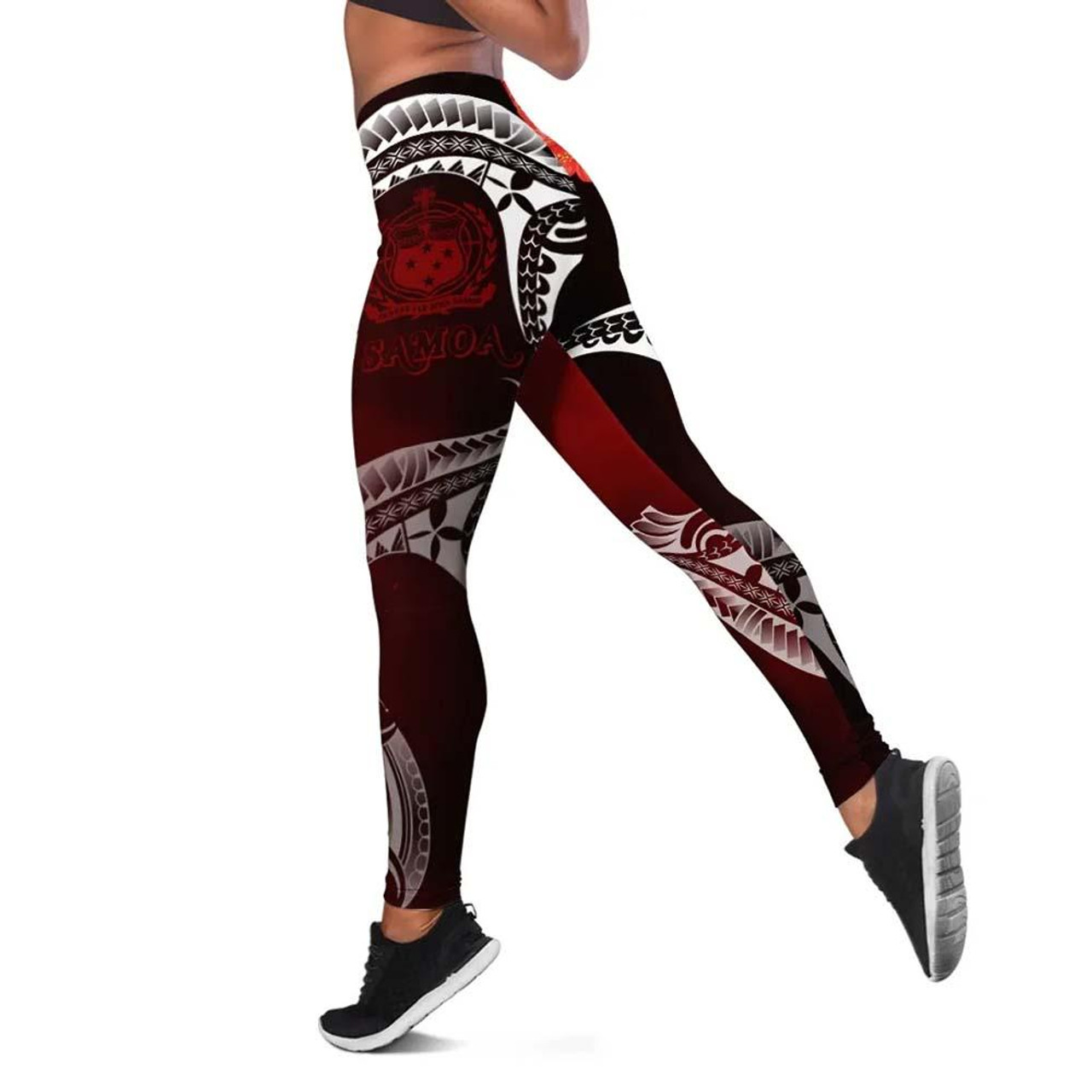 Samoa Legging - Samoa Seal Wave Style (Red) 2