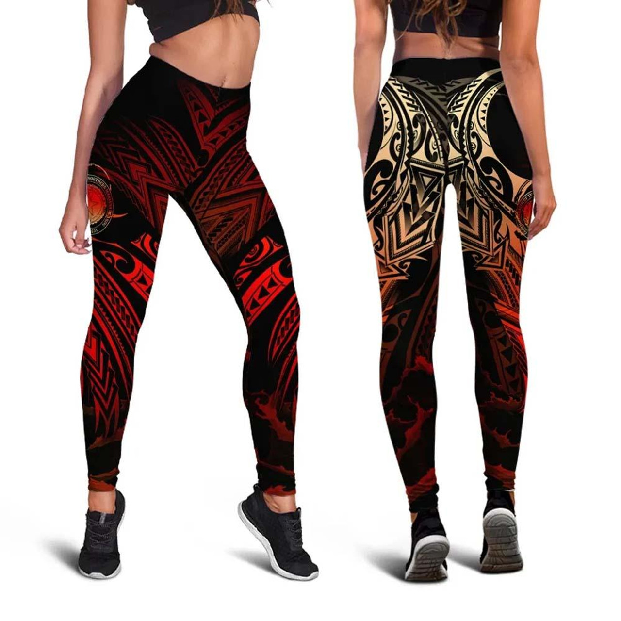 Northern Mariana Islands Polynesian Legging - Legend Style 1