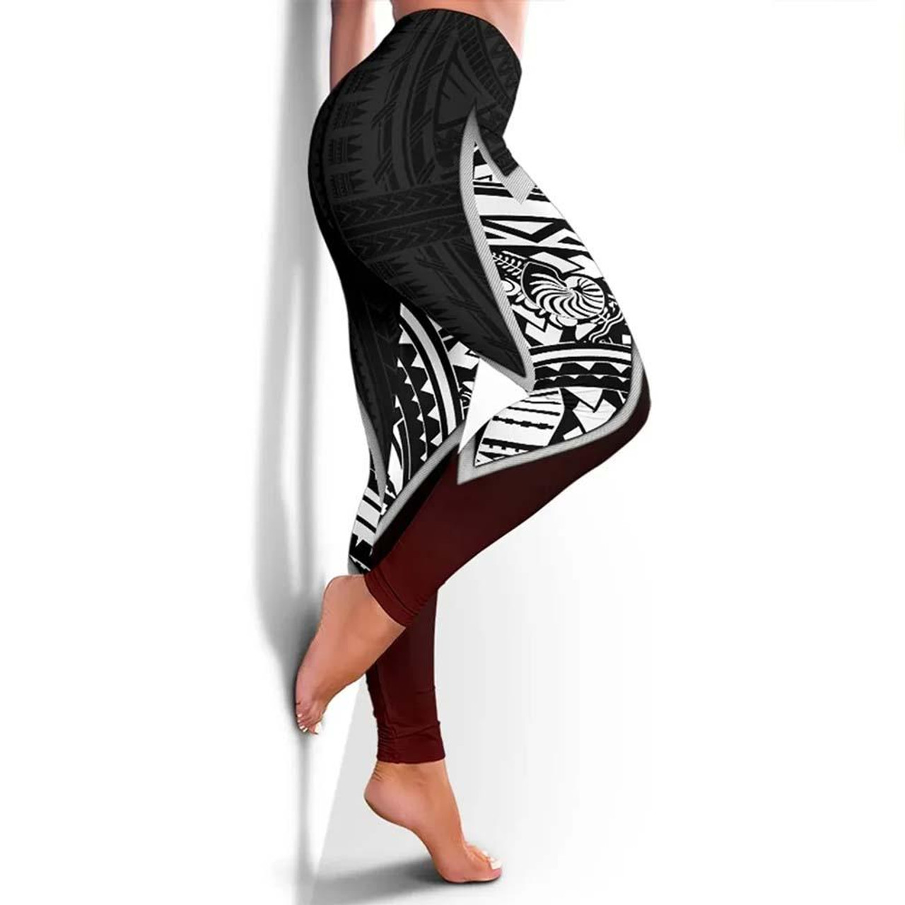 New Caledonia Polynesian Women Legging - Lighting Piece 2