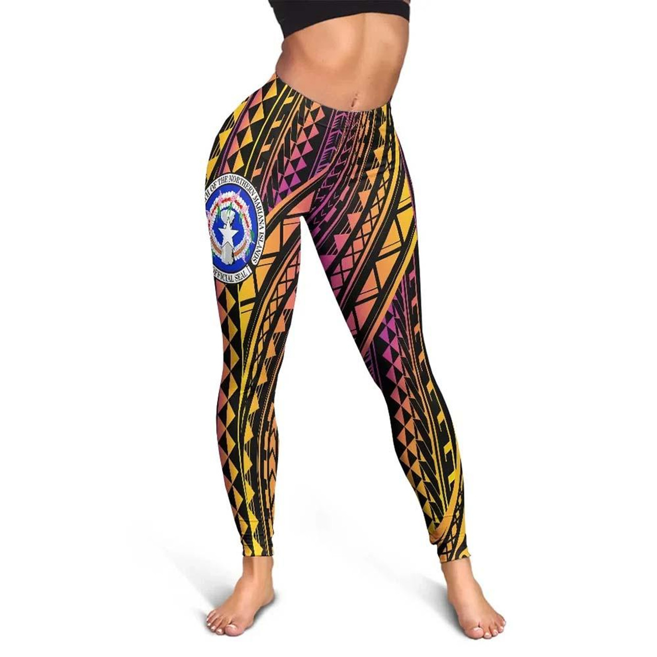 Northern Mariana Islands Legging - Special Polynesian Ornaments 4