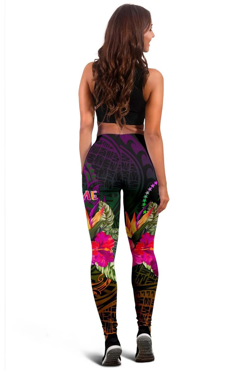 Chuuk Personalised Legging - Summer Hibiscus 4