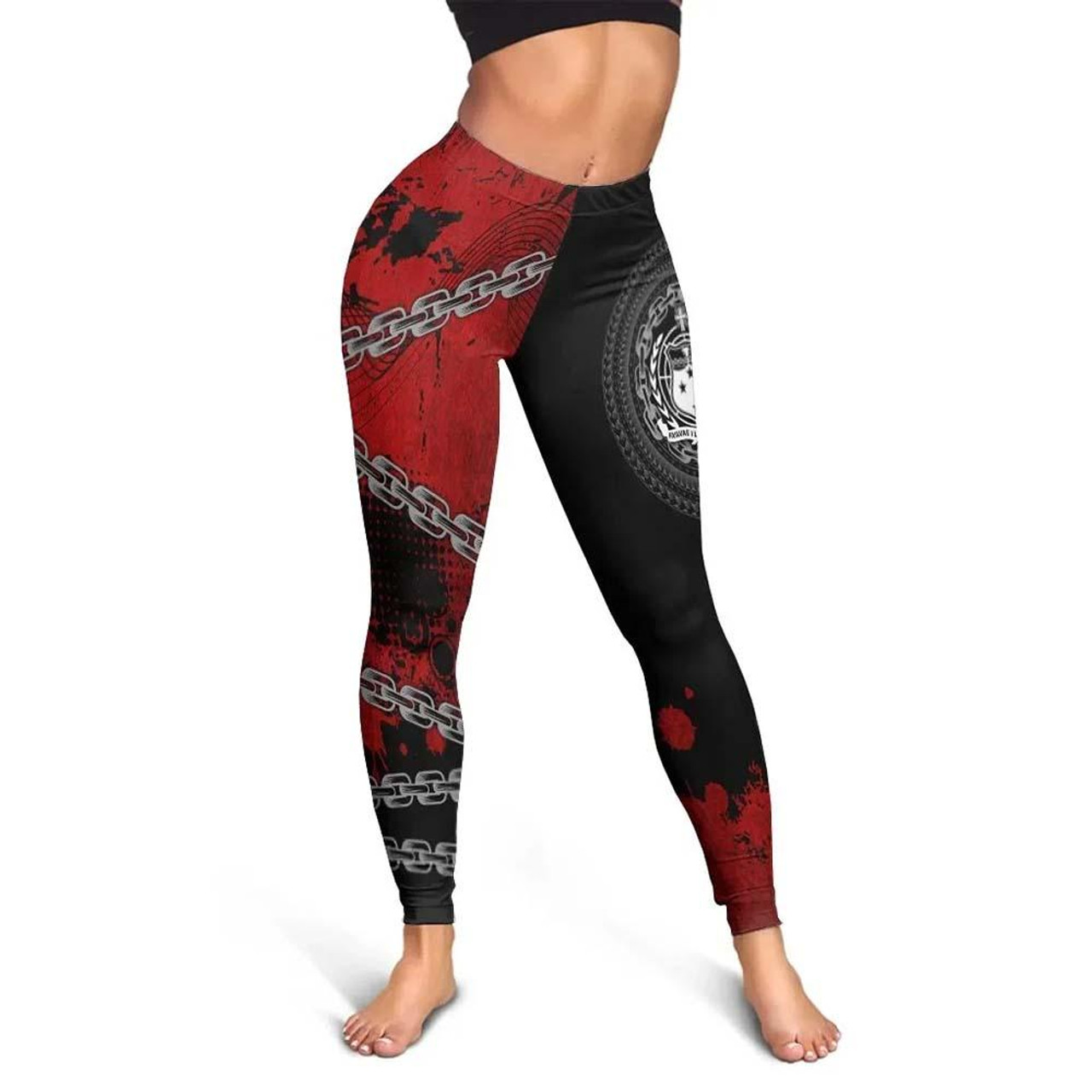 Samoa Polynesian Legging - Polynesian Chain Style 4