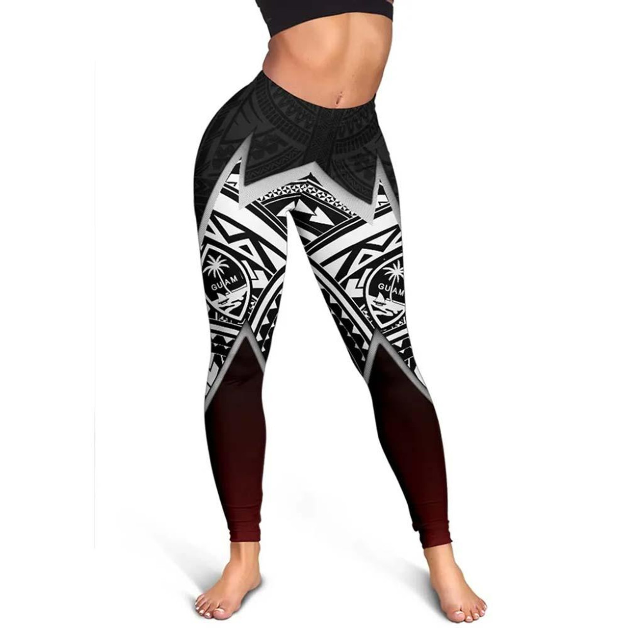 Guam Polynesian Women Legging - Lighting Piece 3